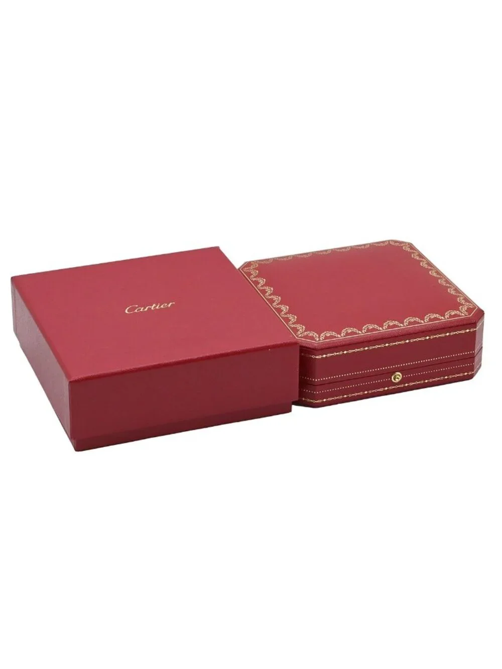 Cartier Necklace Baby Trinity Yellow Gold White Pink 18k Chain